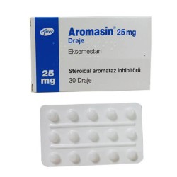 Aromasin Excemestane Pfizer 25mg x 15 Tablets Blister