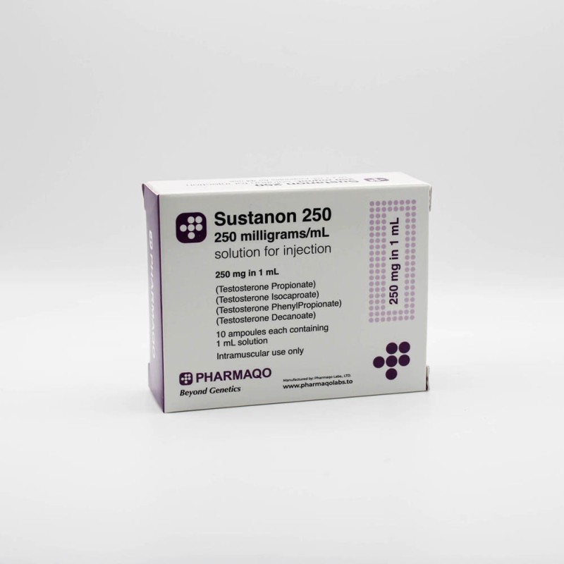 Sustanon 250 by Pharmaqo, 10 ampoules box